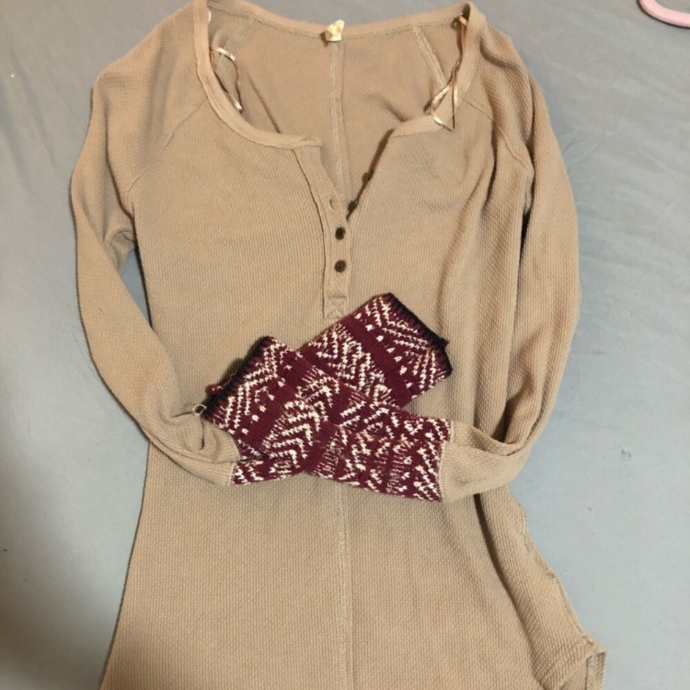 Free People thermal long sleeve